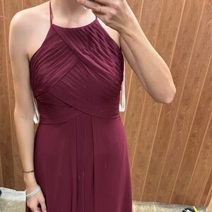 Azazie Halter Dress A8 Ginger